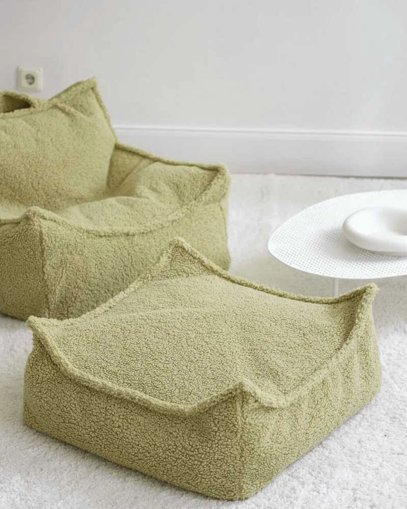 WIGIWAMA kvadratinis pufas MATCHA