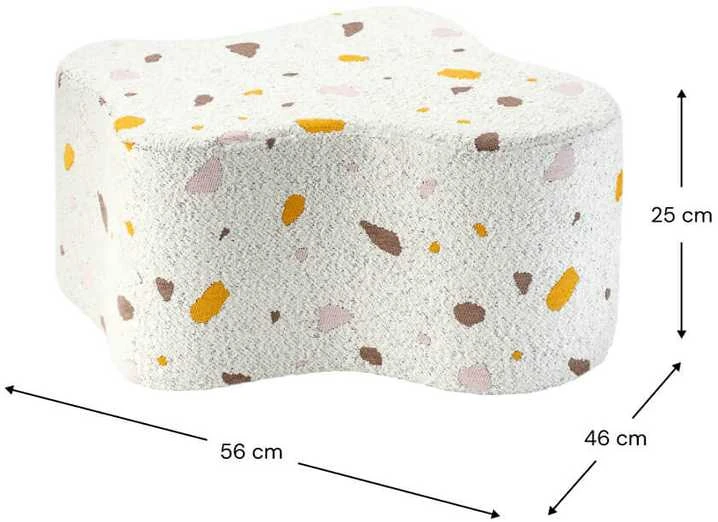 WIGIWAMA pufas CLOUD TERRAZZO, Marble