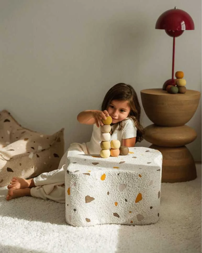WIGIWAMA pufas CLOUD TERRAZZO, Marble