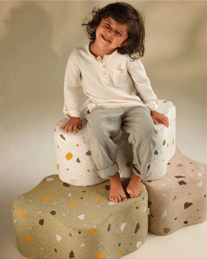 WIGIWAMA pufas CLOUD TERRAZZO, Moss
