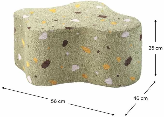 WIGIWAMA pufas CLOUD TERRAZZO, Moss
