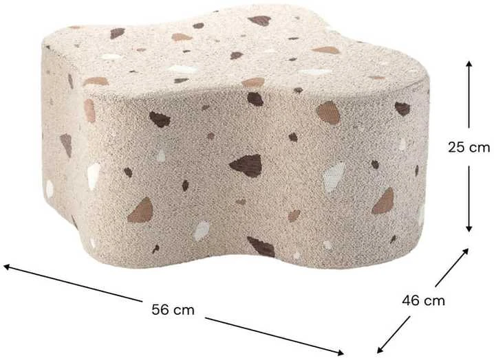 WIGIWAMA pufas CLOUD TERRAZZO, Sand