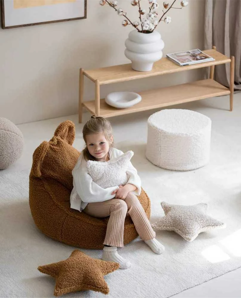 WIGIWAMA pufas CREAM Baltas