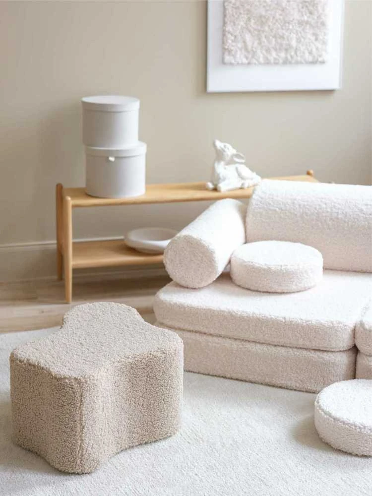 WIGIWAMA sofa CREAM Baltas
