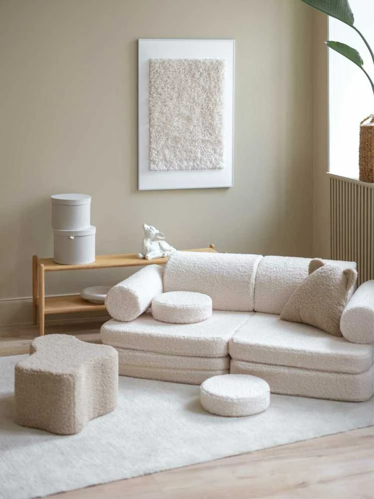 WIGIWAMA sofa CREAM Baltas