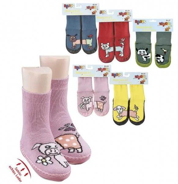 WOWERAT tapukai vaikams su odiniu paduku FUNNY PETS, žali