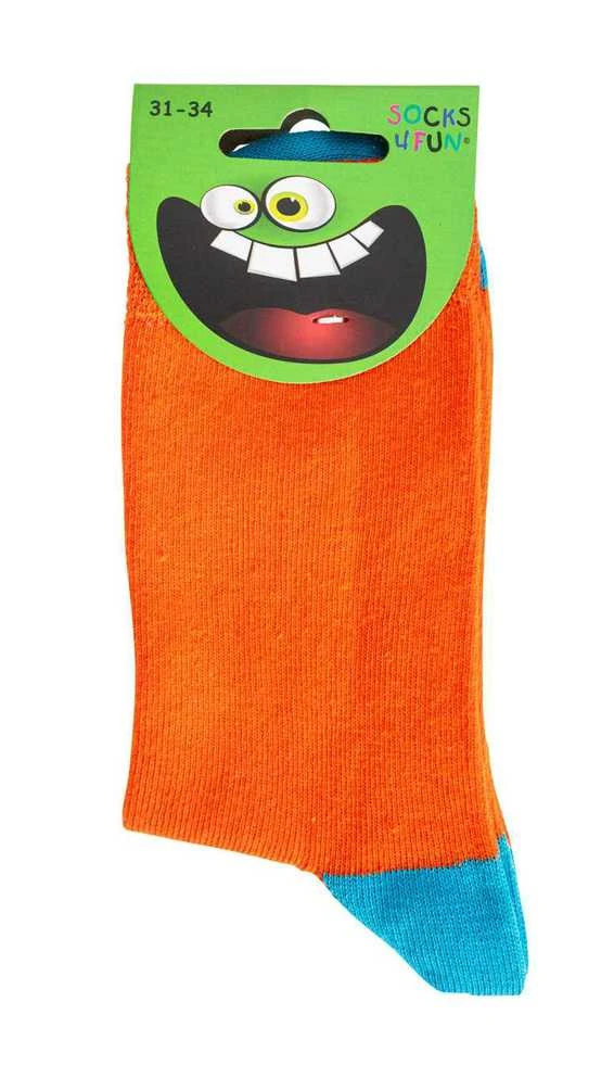 WOWERAT vaikiškos kojinės COLOUR, oranžinės