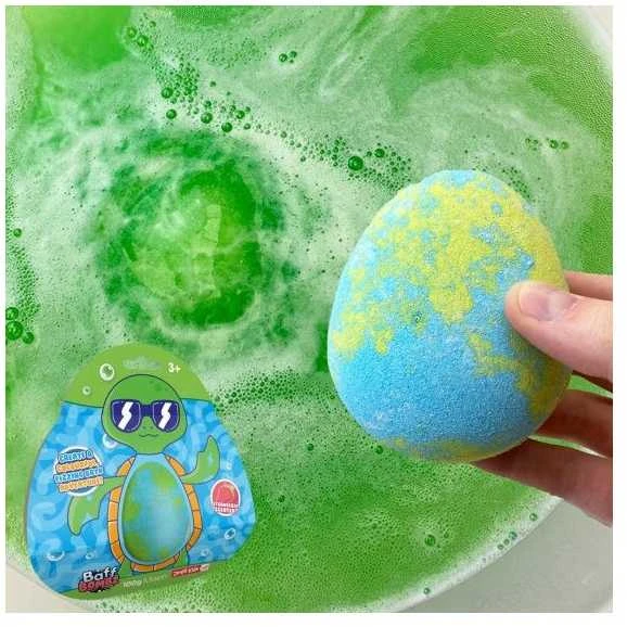 ZIMPLI KIDS šnypščianti vonios bomba TURTLE, 100 g
