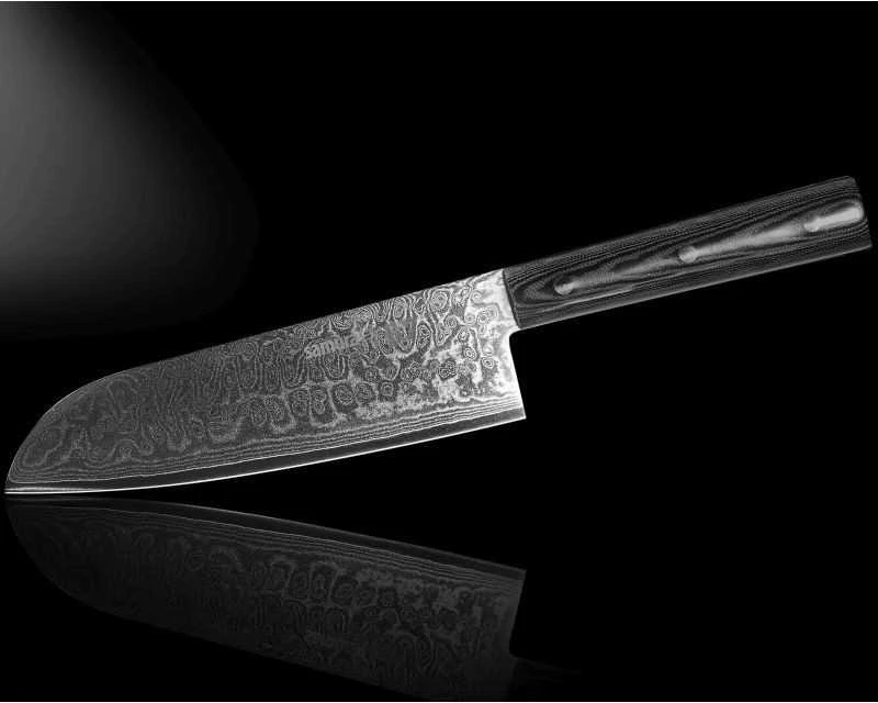 Damasko plieno peilis Samura Santoku SD67-0094M
