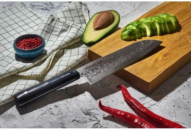 Damasko plieno peilis Samura Santoku SD67-0094M