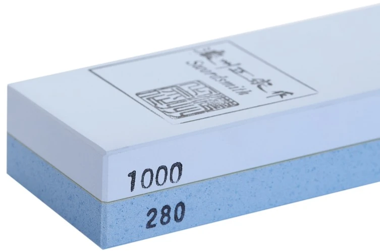 Satake Cutlery Mfg Kombinuotas Peilių galandimo akmuo Satake su laikikliu 280/1000