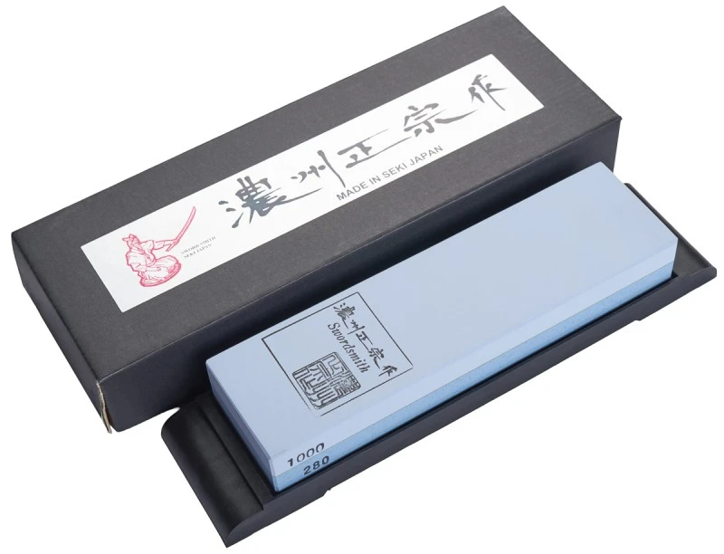 Satake Cutlery Mfg Kombinuotas Peilių galandimo akmuo Satake su laikikliu 280/1000