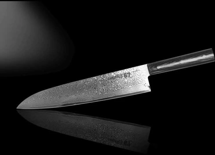 Damasko plieno Šefo peilis Samura 24 cm SD67-0087M