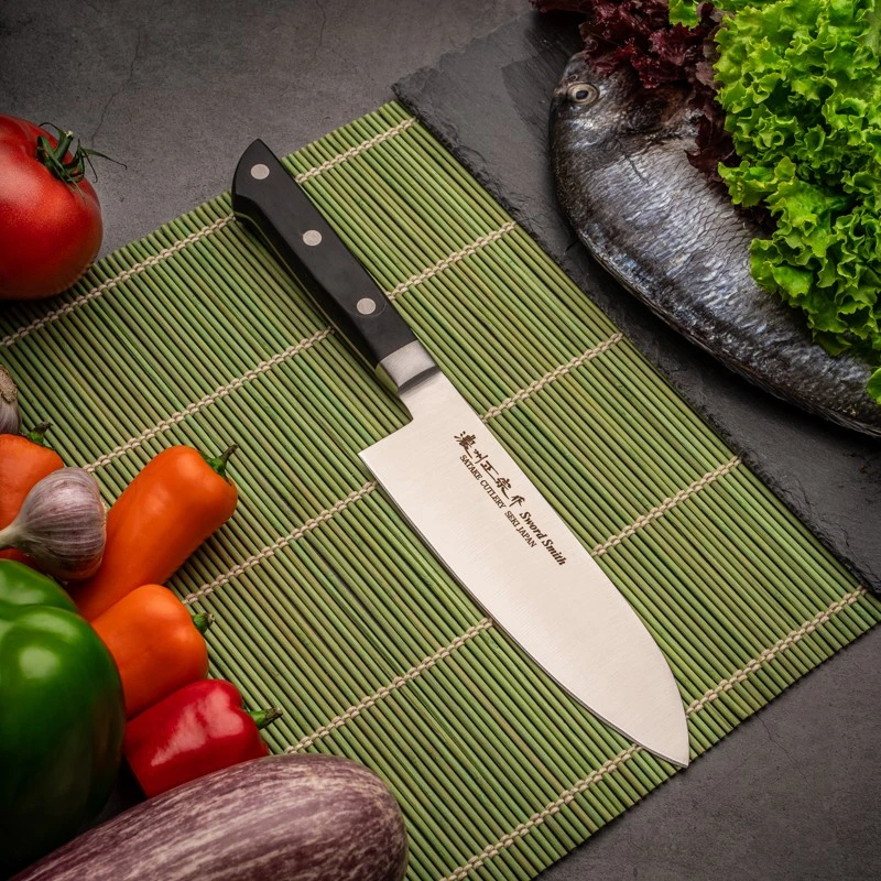 Satake Cutlery Mfg Japoniškas Deba peilis Satake Satoru
