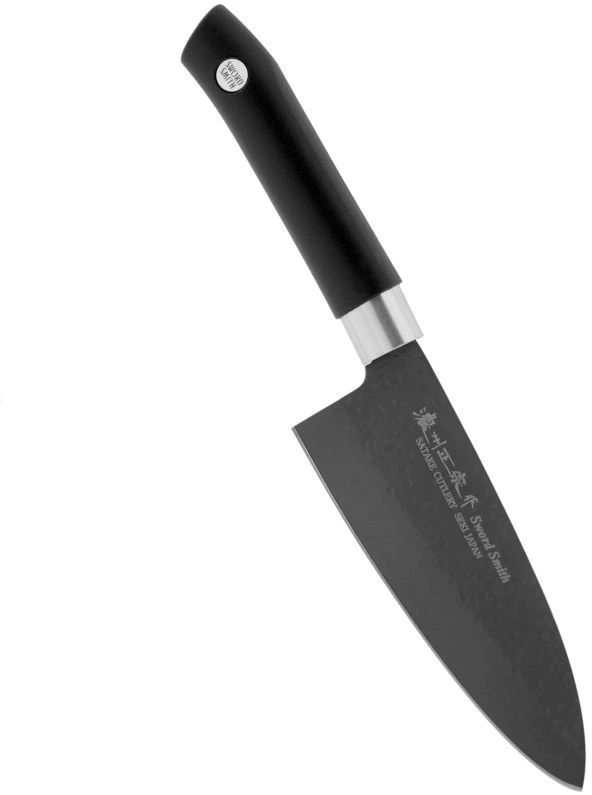 Satake Cutlery Mfg Japoniškas Deba peilis Satake Tsuchime Titanium