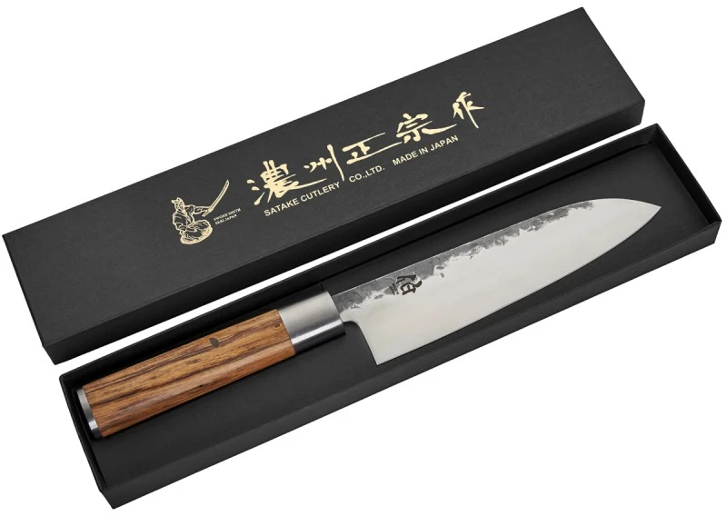 Satake Cutlery Mfg Japoniškas Santoku peilis Satake Haku