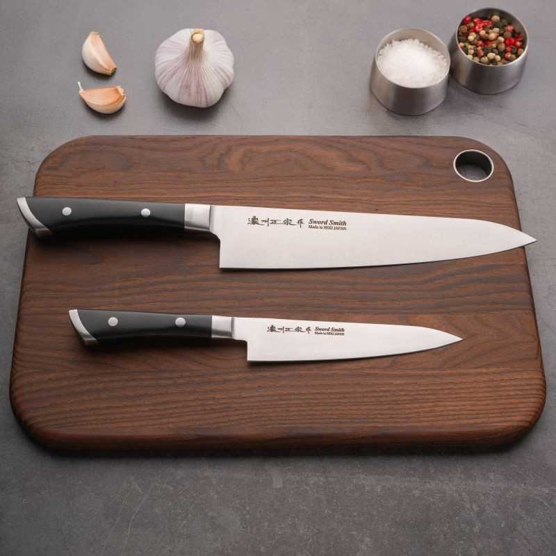 Satake Cutlery Mfg Japoniškų peilių rinkinys Satake Hiroki 2vnt
