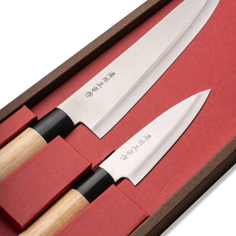 Satake Cutlery Mfg Japoniškų peilių rinkinys Satake Masamune Megumi 2vnt