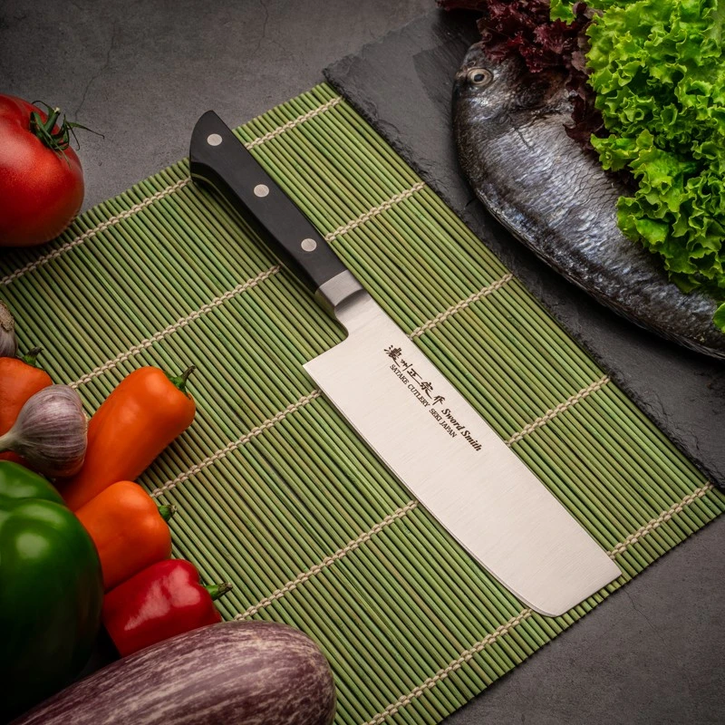 Satake Cutlery Mfg Japoniškas Nakiri peilis Satake Satoru