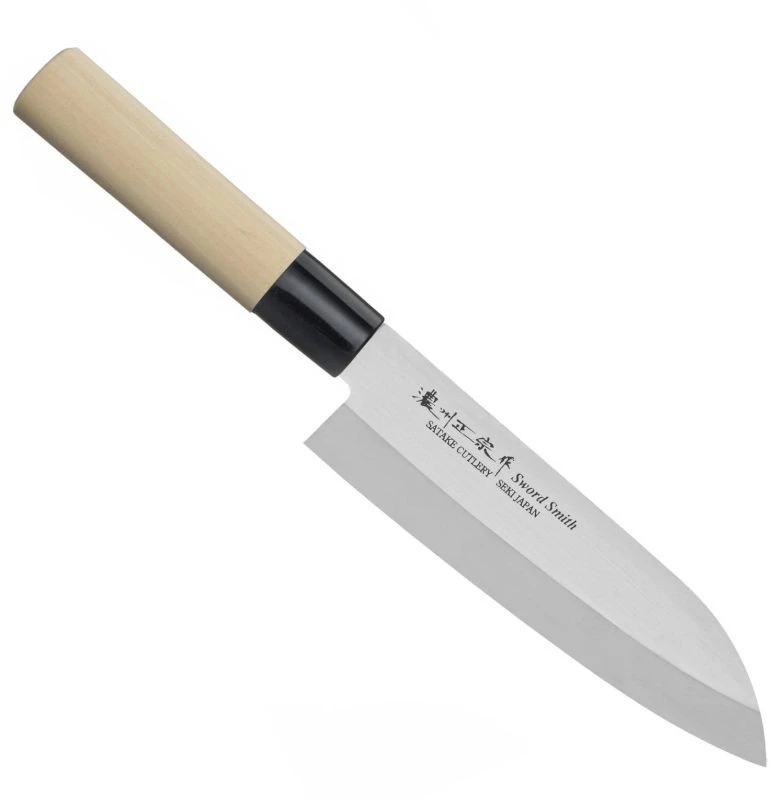 Satake Cutlery Mfg Japoniškas Santoku peilis Satake Traditional