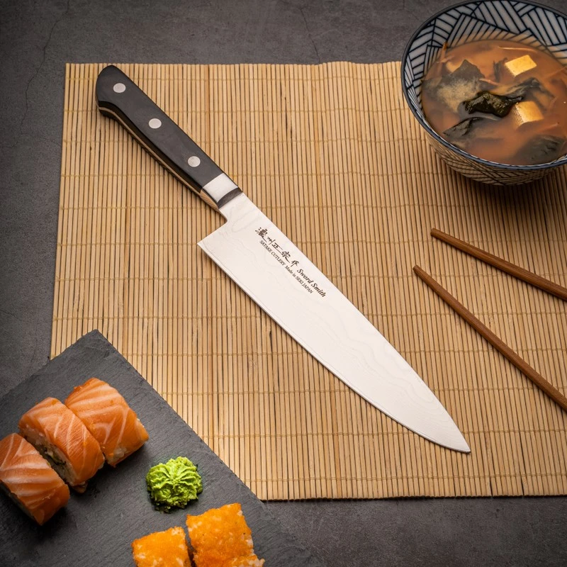 Satake Cutlery Mfg Japoniškas Šefo peilis Satake Satoru 21'