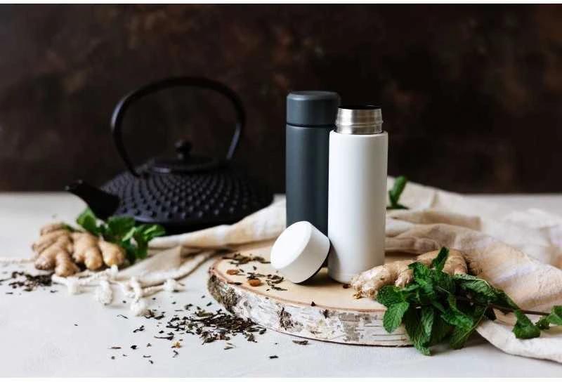 Termogertuve Kyocera Twist top 180ml (tamsiai pilka)