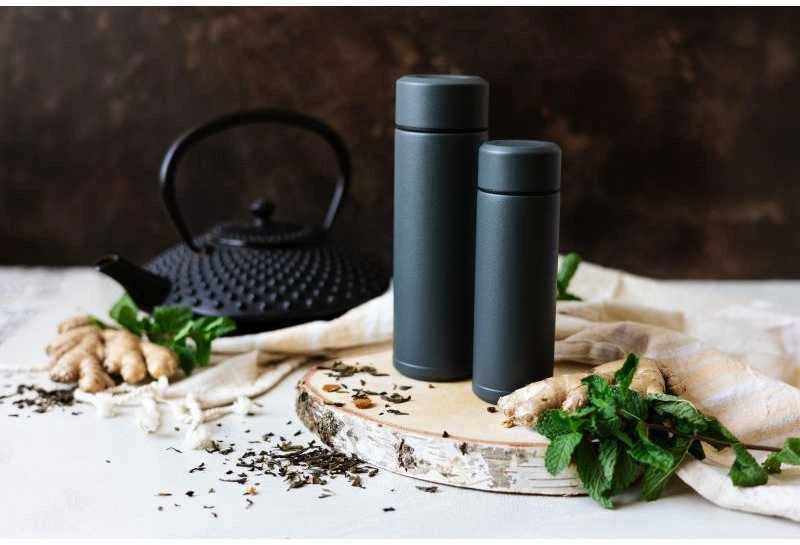 Termogertuve Kyocera Twist top 300ml (tamsiai pilka)