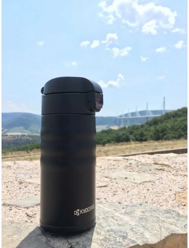 Termopuodelis Kyocera Flip Top 350ml (juoda)