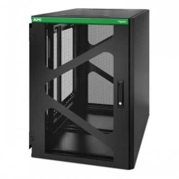 APC NETSHELTER 18U SIENINIS RACK DĖŽUTĖS SPINTELĖS ŠONINIS MONTAVIMAS NMŠ GYLIS