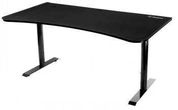 Žaidimų stalas Arozzi Arena Gaming Desk, Reguliuojamo aukščio 710-810mm, Juodas