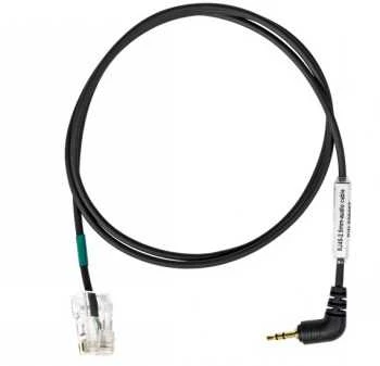 EPOS Sennheiser RJ45 į 2.5 mm garso kabelis 90 laipsnių kampu