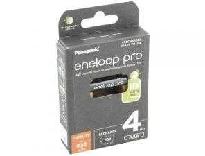 Įkraunamos baterijos Panasonic ENELOOP Pro BK-4HCDE/4CP, 930 mAh, 500 (4xAAA)