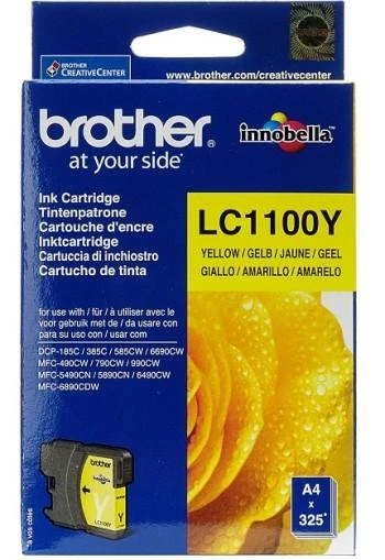 BROTHER LC-1100Y TONERIS Geltonas 325P