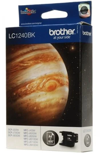 Brother Brolis LC1240BK | Rašalo kasetė | Juodas