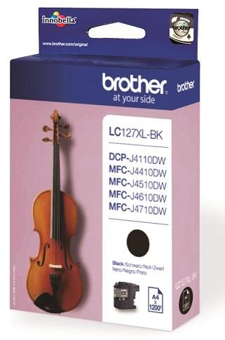 Brother Brolis LC127XLBK | Rašalo kasetė | Juodas