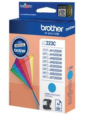 Brother LC-223C | Rašalo kasetė | Žydra spalva