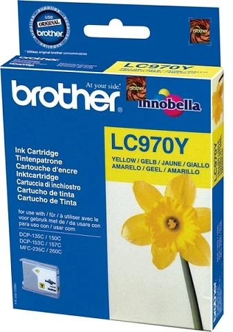 BROTHER LC-970Y TONERIS Geltonas 300P