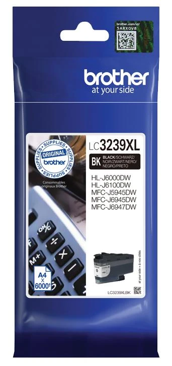 BROTHER LC3239XLBK TONER HIGH Juodas 6000