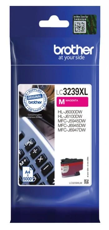 BROTHER LC3239XLM TONERIS HIGH MAGENTA 5000