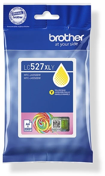 Brother LC527XLY | Rašalo kasetė | Geltona