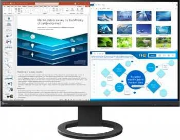 Monitorius EIZO FlexScan EV2720S-BK - IPS | 27" | QHD | sRGB 10bit | Pivot | Juodas