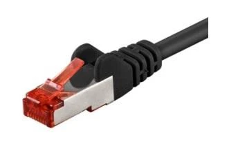 Goobay GB CAT6 S/FTP RJ45 PIMF 0.25M Juodas