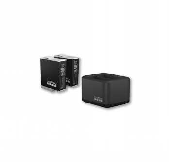 GOPRO DUAL BATTERY CHARGER + ENDURO BATTERY (HERO12/HERO11/HERO10/HERO9 Juodas )