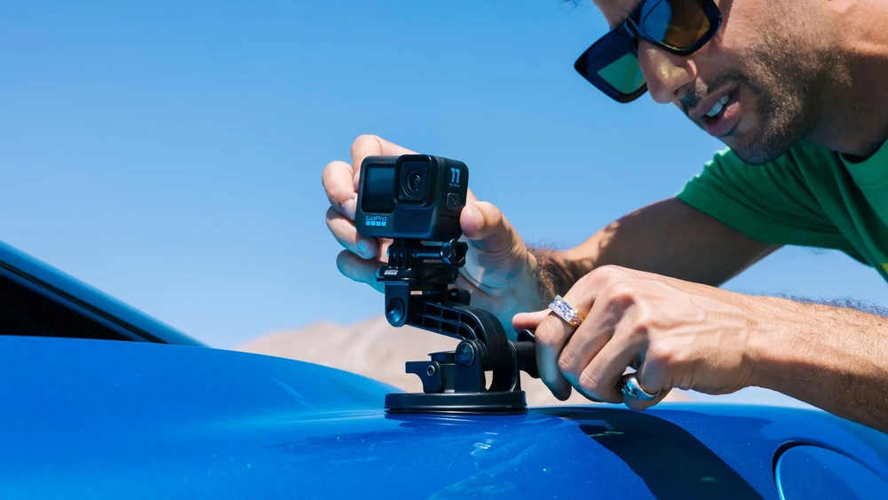 Prisisiurbiantis kameros laikiklis GoPro Suction Cup (AUCMT-302)