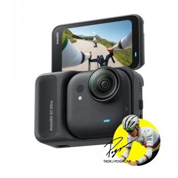 „Insta360“ – „GO Ultra Premium“ dviračių paketas – veiksmo kamera