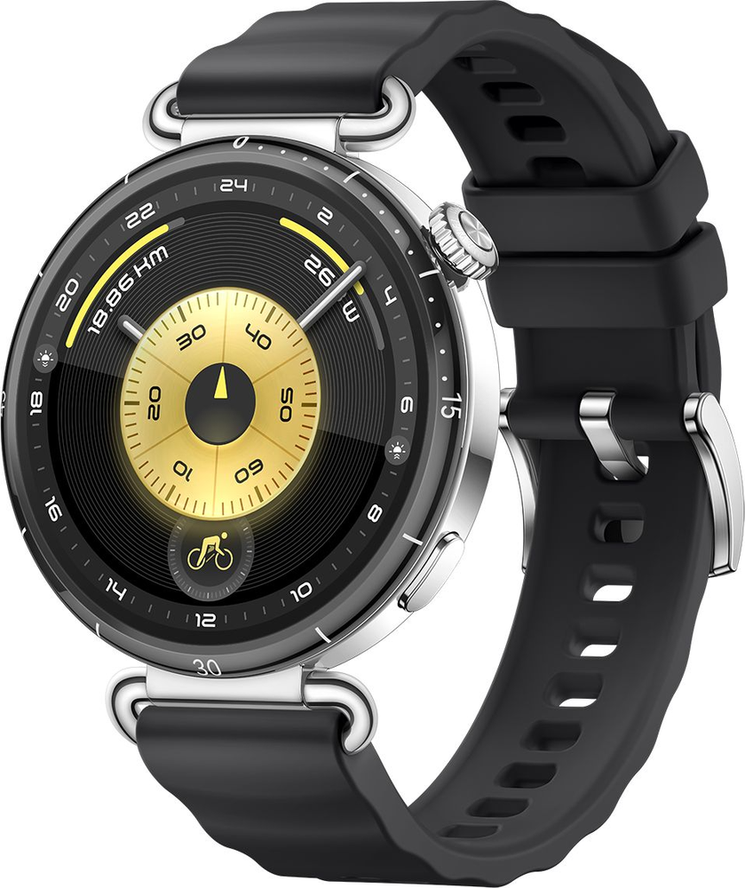 Išmanusis laikrodis Huawei Watch GT 6, 41mm, spalva: sidabro / juoda, modelis - 55020FTR, žema kaina | Varle.lt