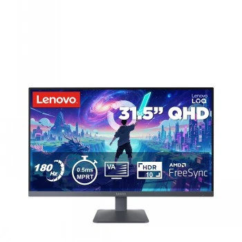 Monitorius Lenovo | LOQ 32Q-10 | 32 " | VA | QHD | 16:9 | 180 Hz | 0.5 ms | 2560 x 1440 pikselių | 300 cd/m² | HDMI jungtys quantity 2 | Lunar Pilkas