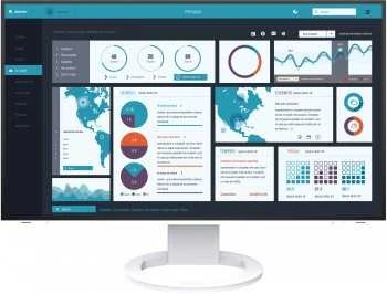Monitorius EIZO EV2795EN 27" IPS 16:9 2560X1440 USB-C/70W RJ45 (Baltas)