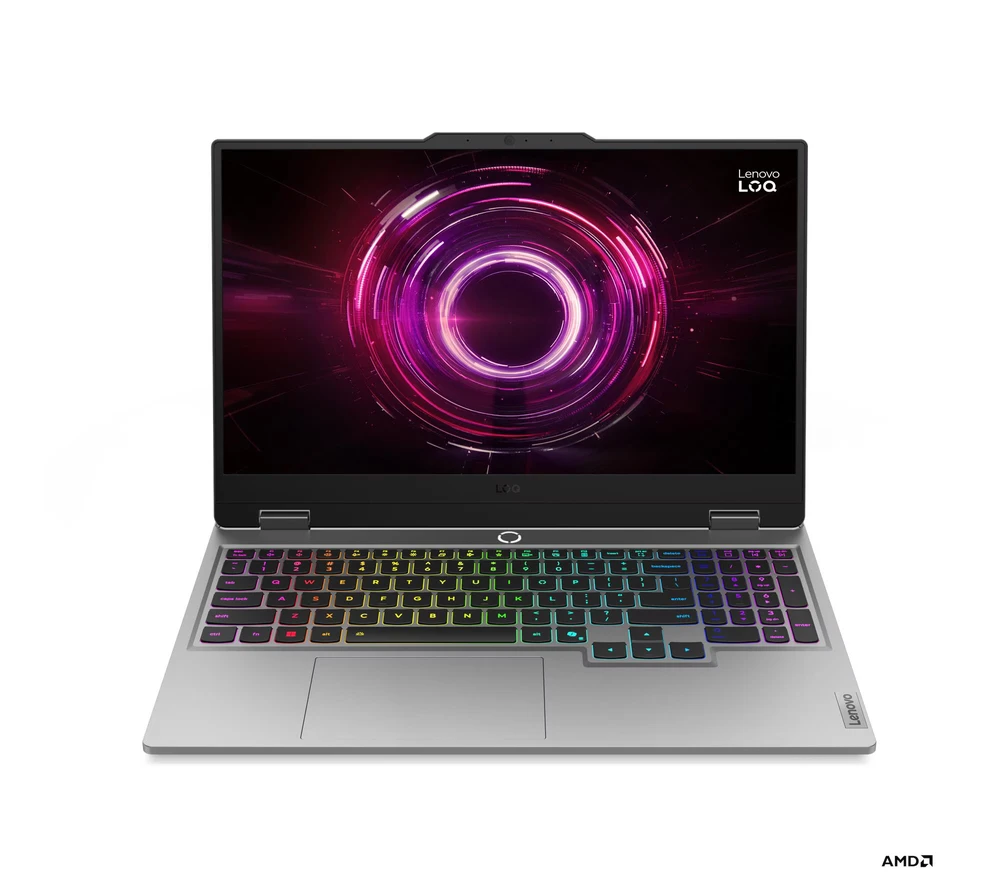 Nešiojamas kompiuteris Lenovo LOQ 15AHP10, Ryzen 7 250, 16GB, 512GB SSD, RTX 5050, 15.6" FHD 144Hz, Win 11