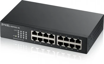 Šakotuvas Komutatorius Zyxel GS1100-16 16p nevaldomas gigabito (GS1100-16-EU0104F)